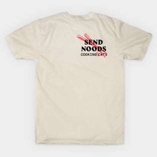 Send Noods Chopsticks Black T-Shirt